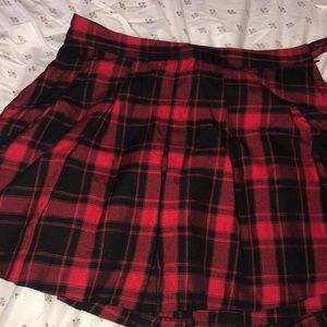 Plaid skirt